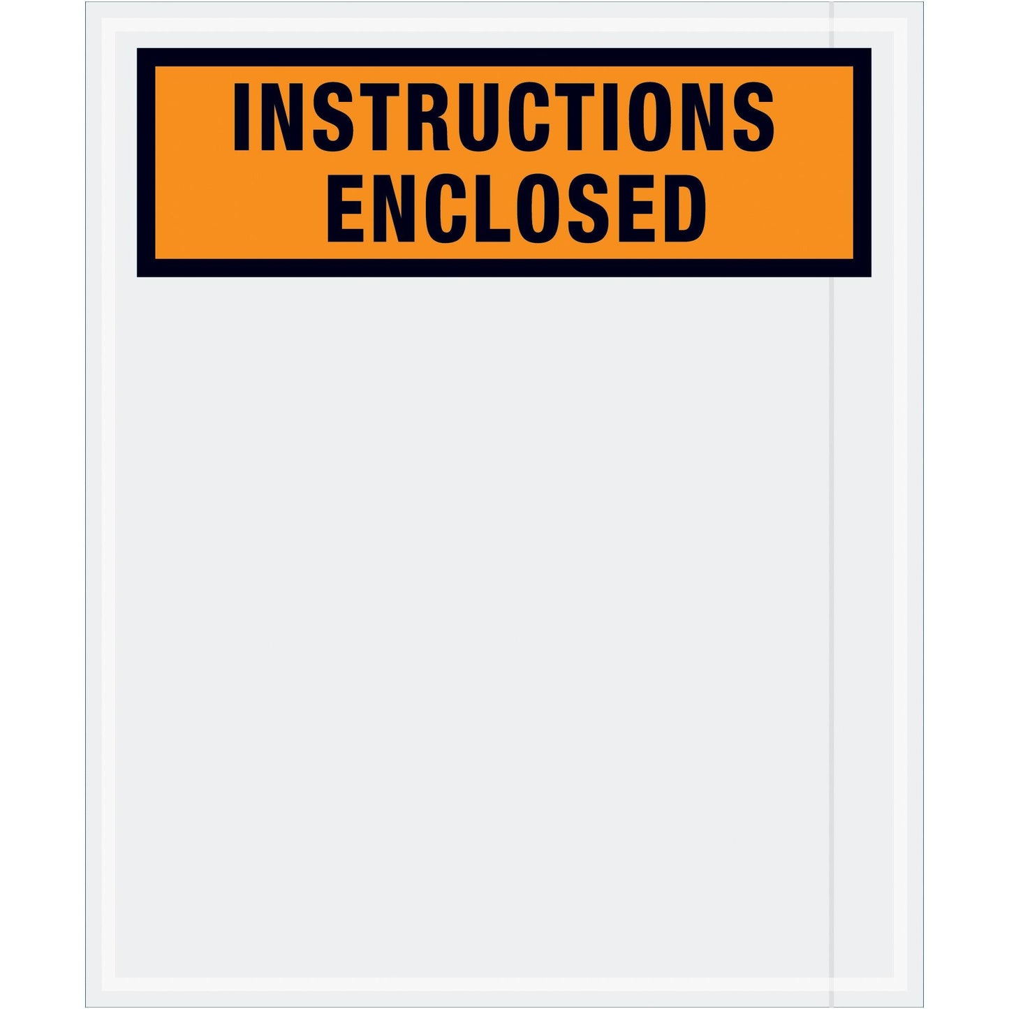 12 x 10" Orange "Instructions Enclosed" Envelopes - PL479
