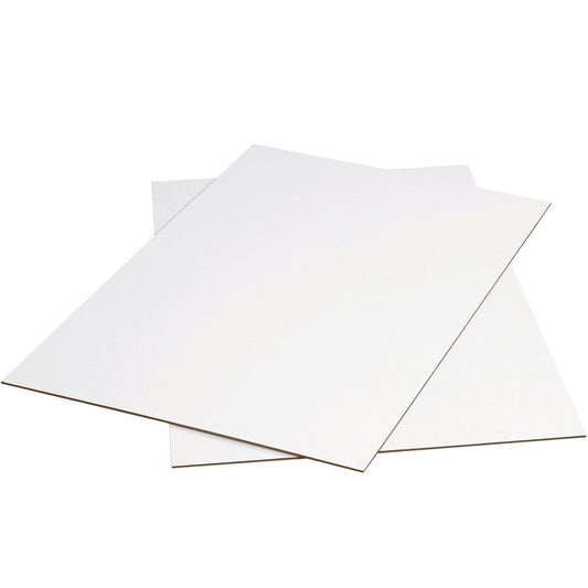 24 x 36" White Corrugated Sheets - SP2436W