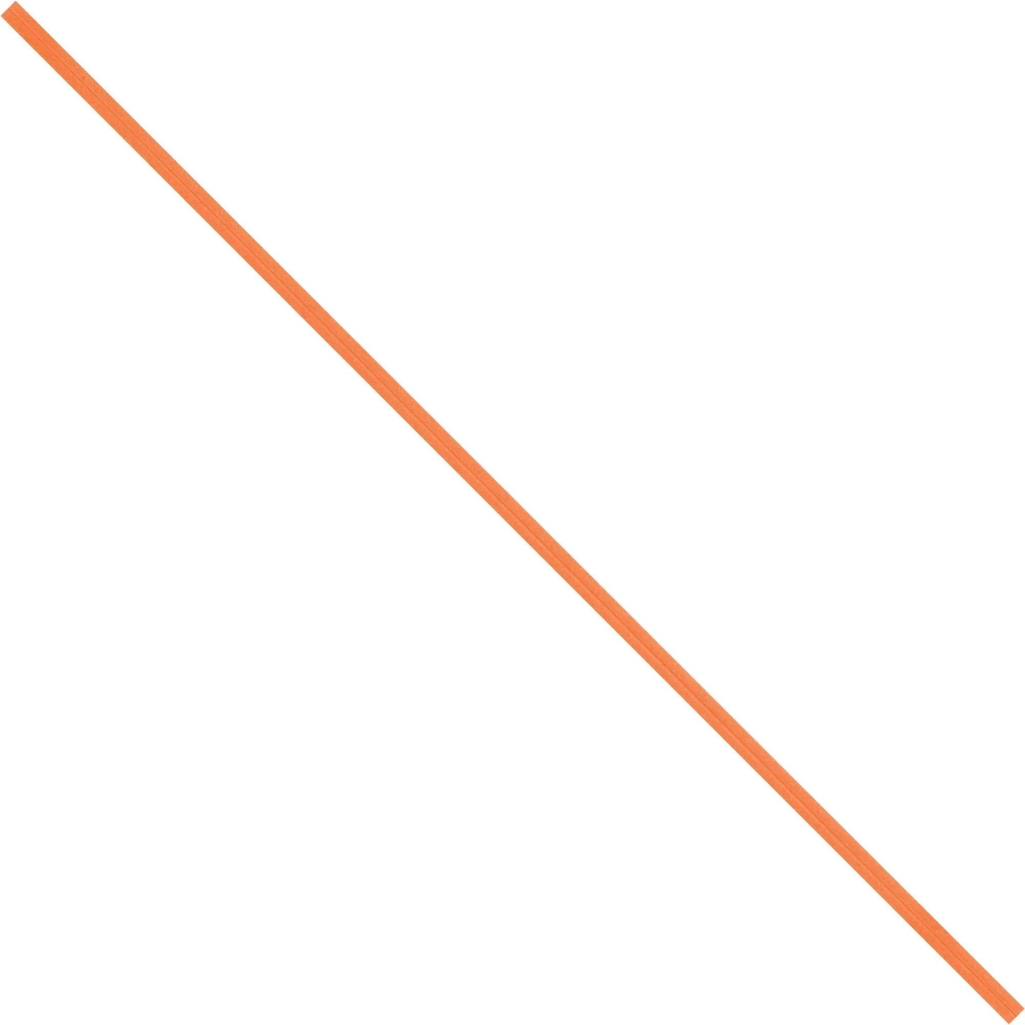6 x 5/32" Orange Paper Twist Ties - PBT6O Box Packaging Partner