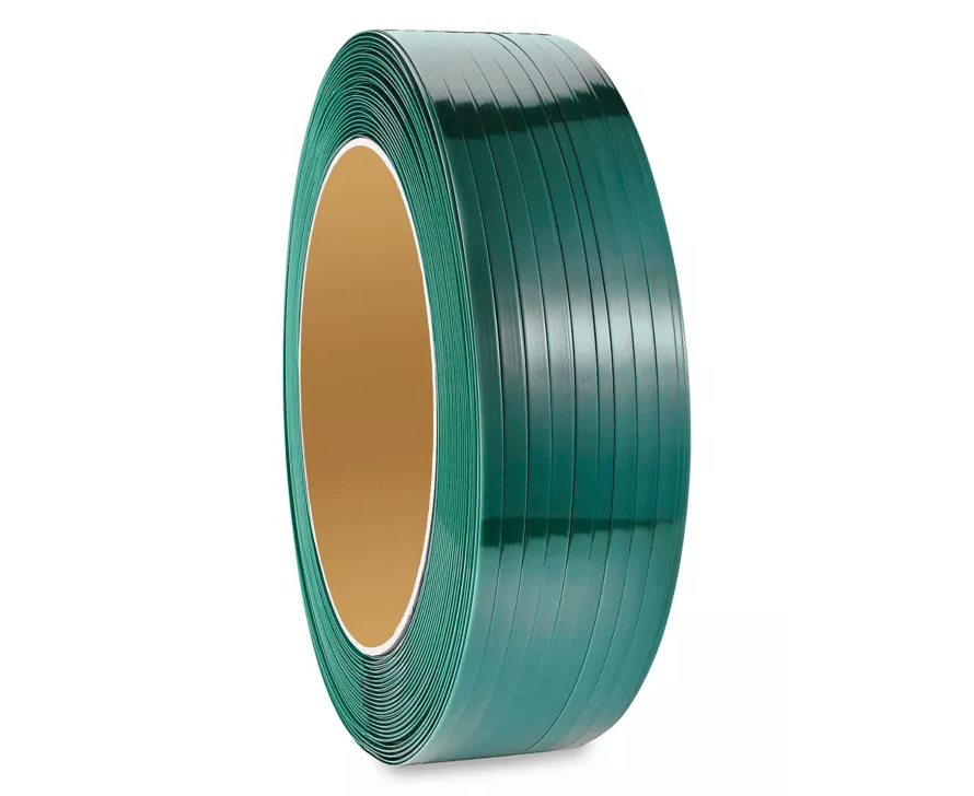 Embossed Polyester Strapping, Green - 3/4"X .040", 3000' - 112161