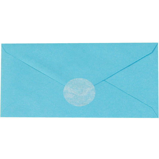 1 1/2" Frosty White Circle Paper Mailing Labels - DL753