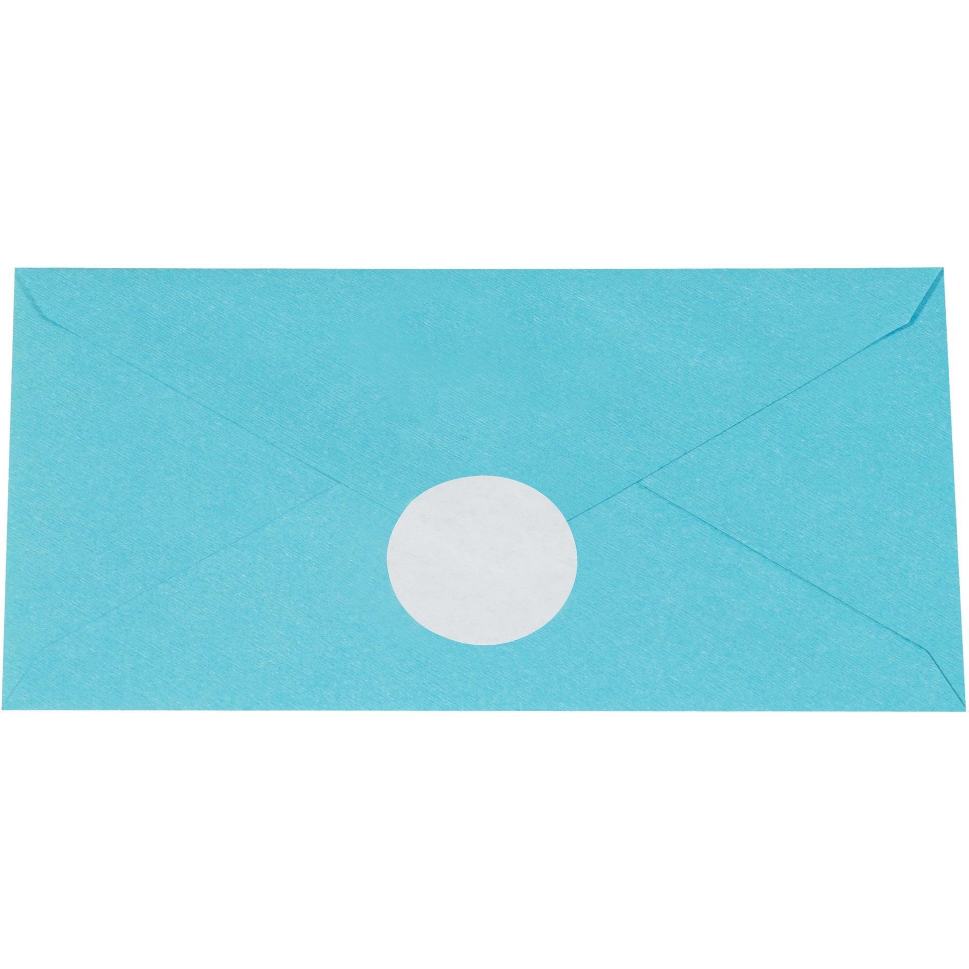 1 1/2" White Circle Paper Mailing Labels - DL762