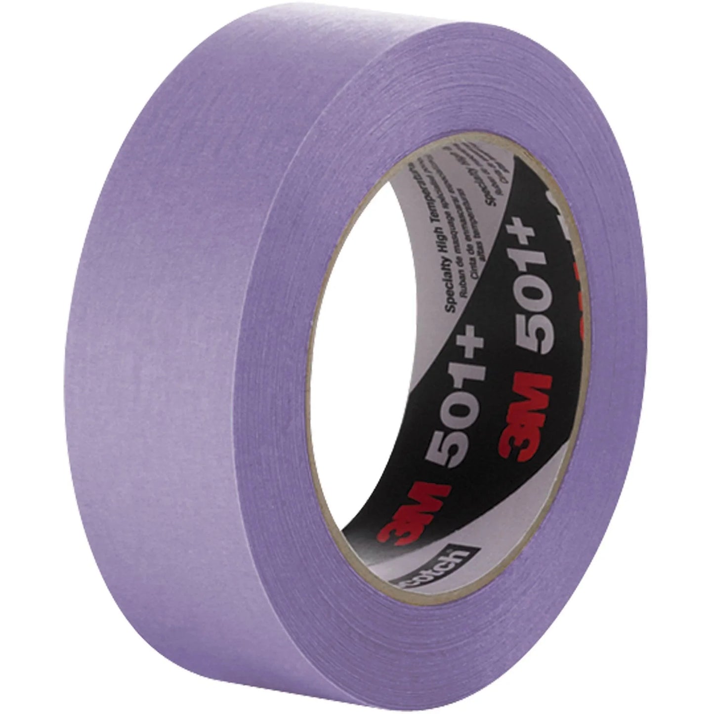 1 1/2" x 60 yds. (12 Pack) 3M Specialty High Temperature Masking Tape 501+ - T93650112PK Box Packaging Partner