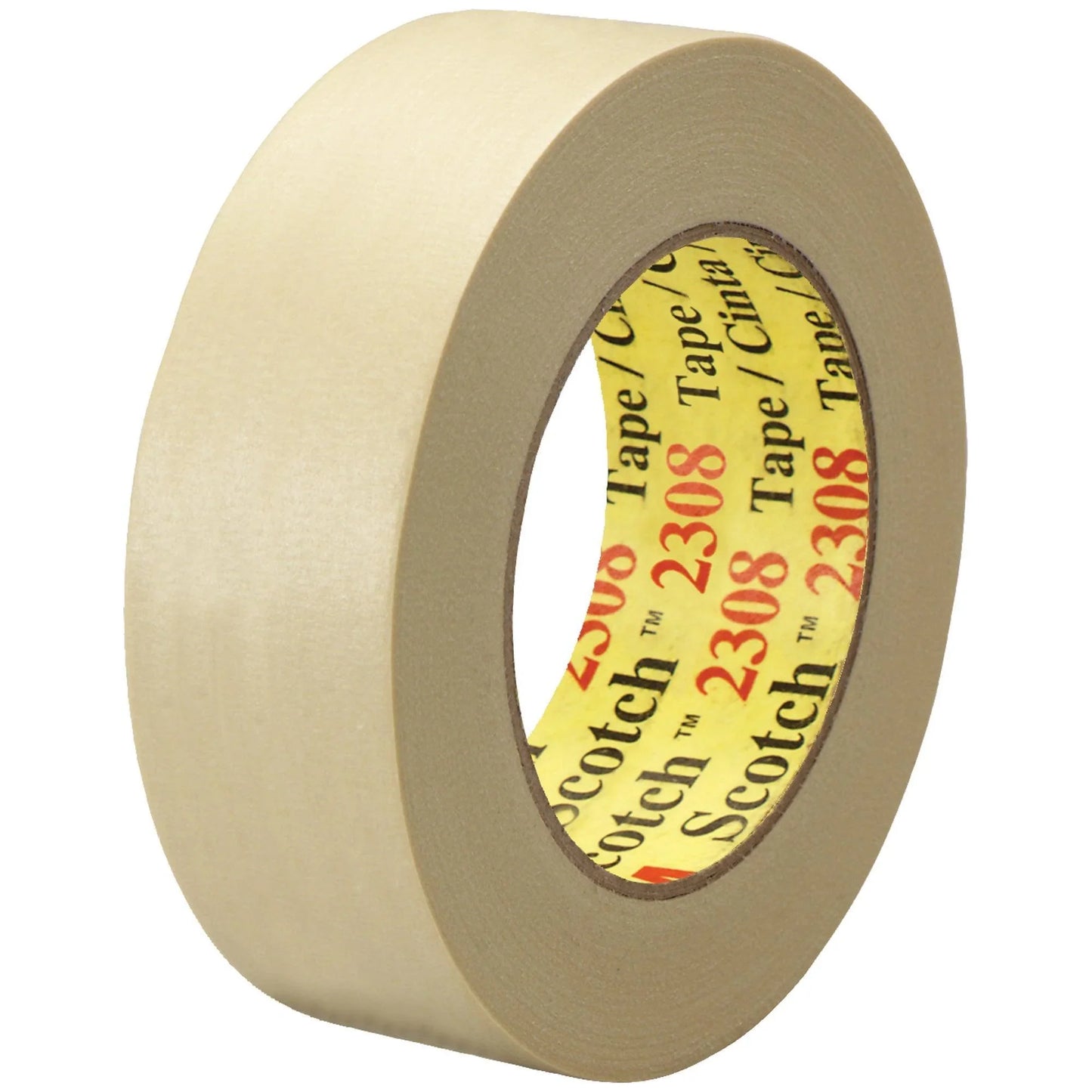 1 1/2" x 60 yds. (12 Pack) 3M™ 2308 Masking Tape - T936230812PK Box Packaging Partner