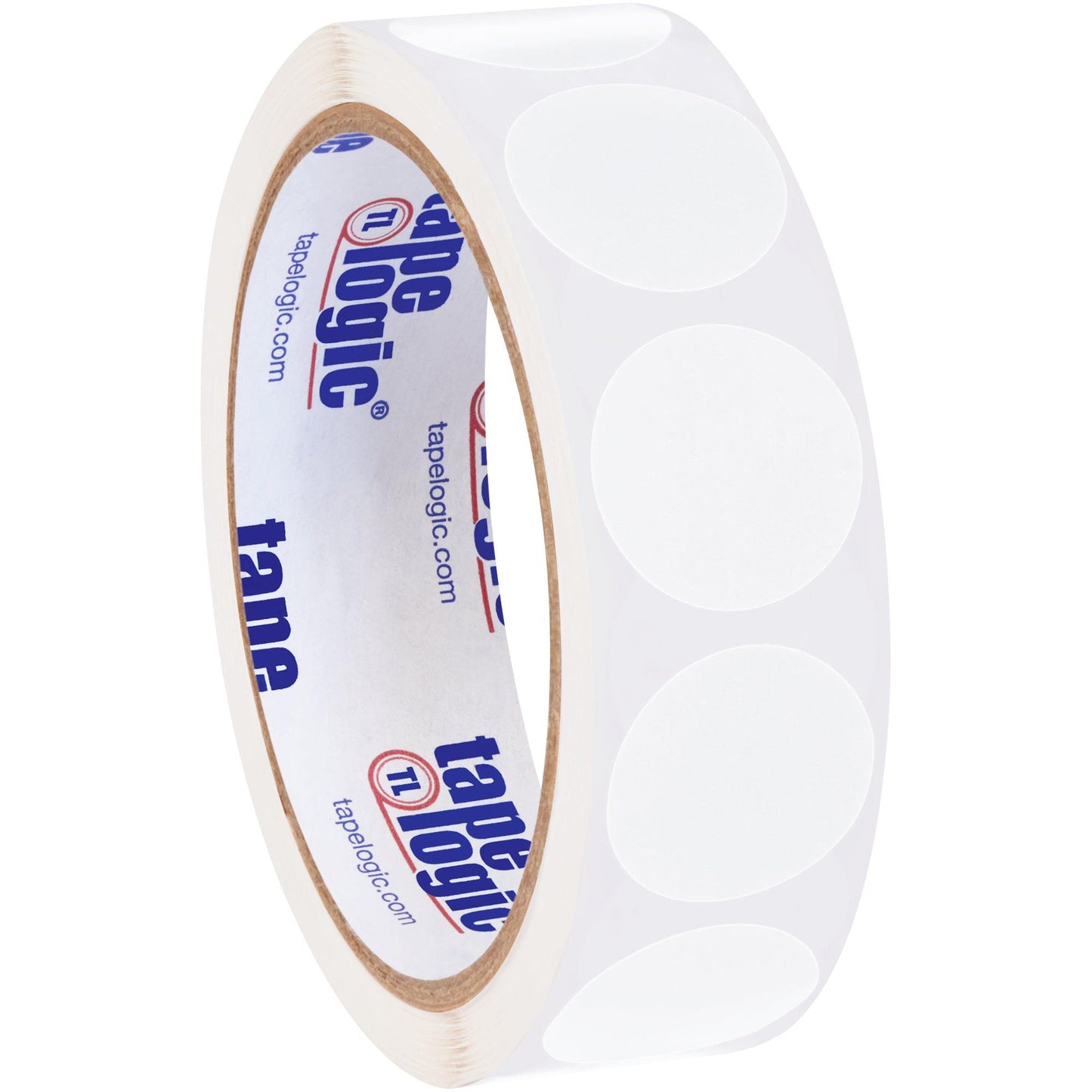 1" Circles - White Removable Labels - DL1389WH