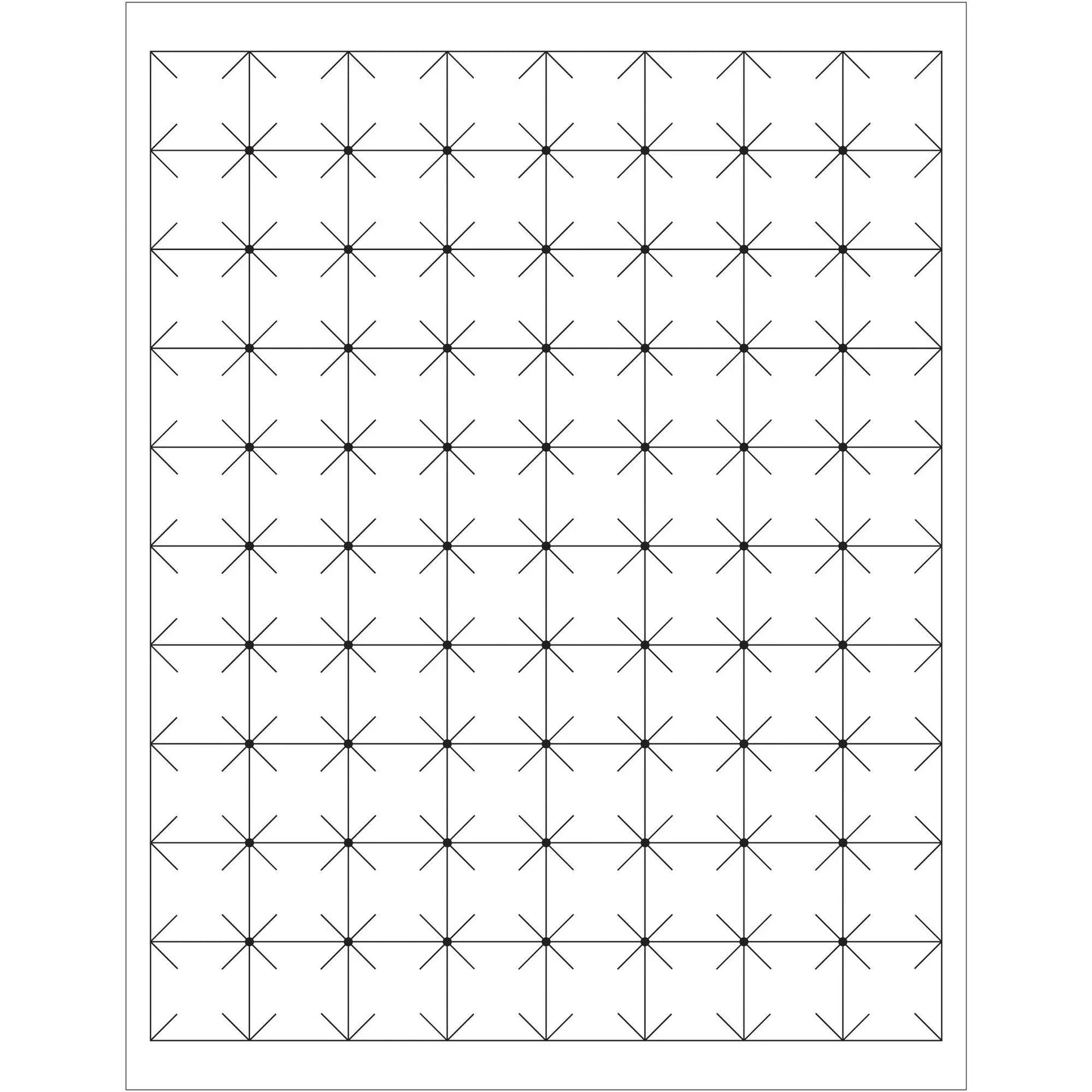 1 x 1" White Rectangle Security Slit Laser Labels - LL105 Box Packaging Partner