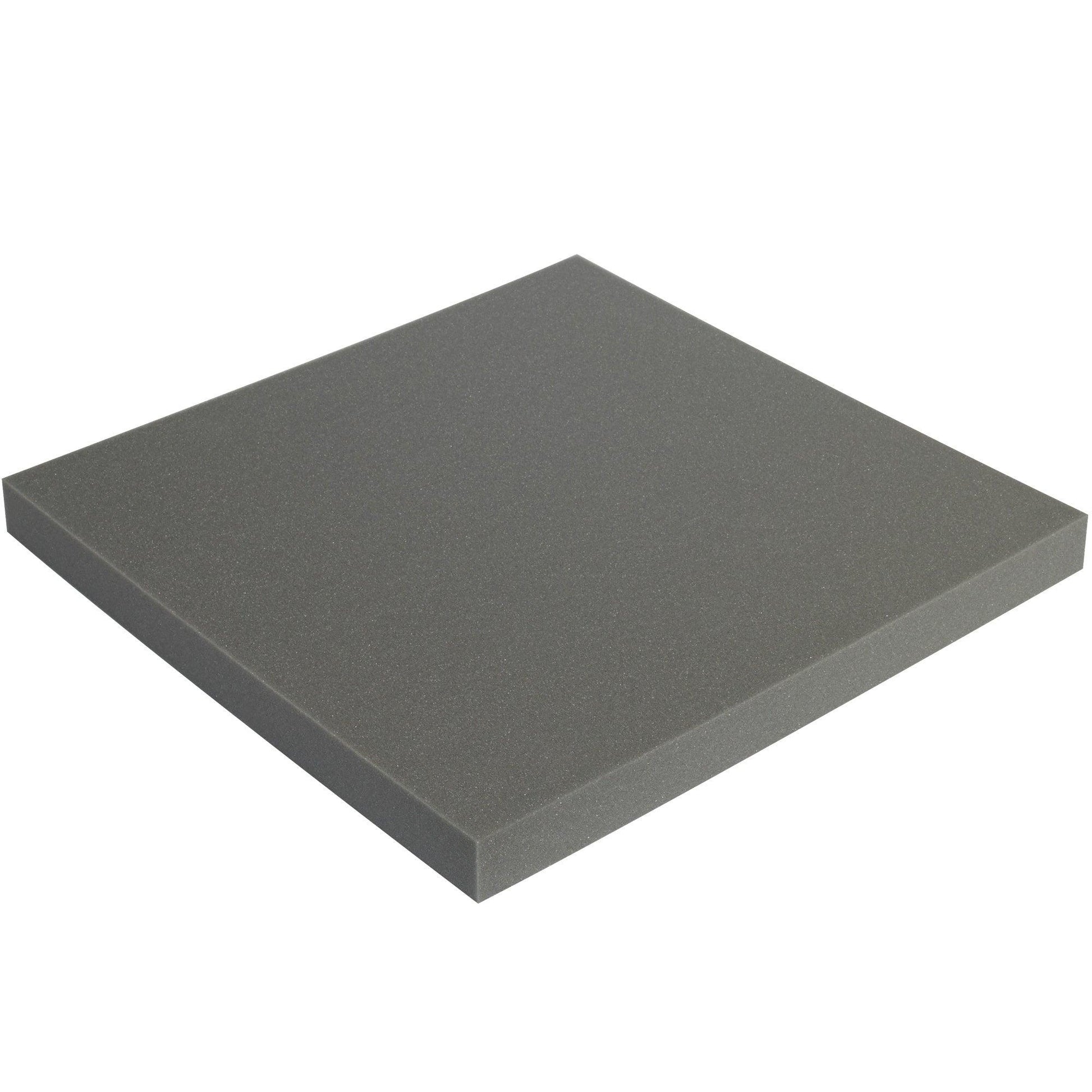 1 x 24 x 24" Charcoal Cloud Foam Sheets - FSC24241