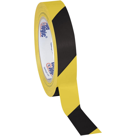 1" x 36 yds. Black/Yellow (3 Pack) Tape Logic® Striped Vinyl Safety Tape - T91363PKBY