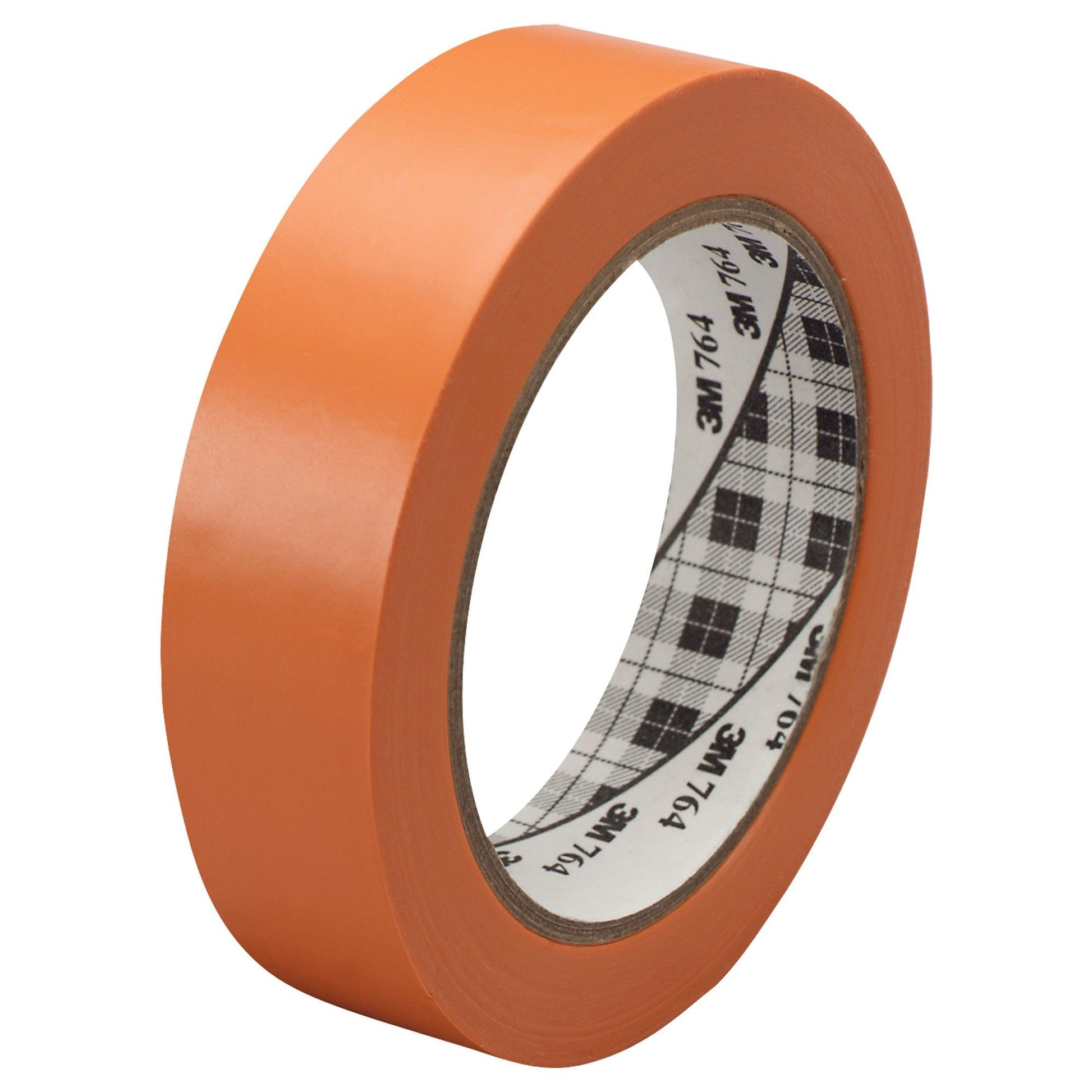 1" x 36 yds. Orange 3M General Purpose Vinyl Tape 764 - T965764N