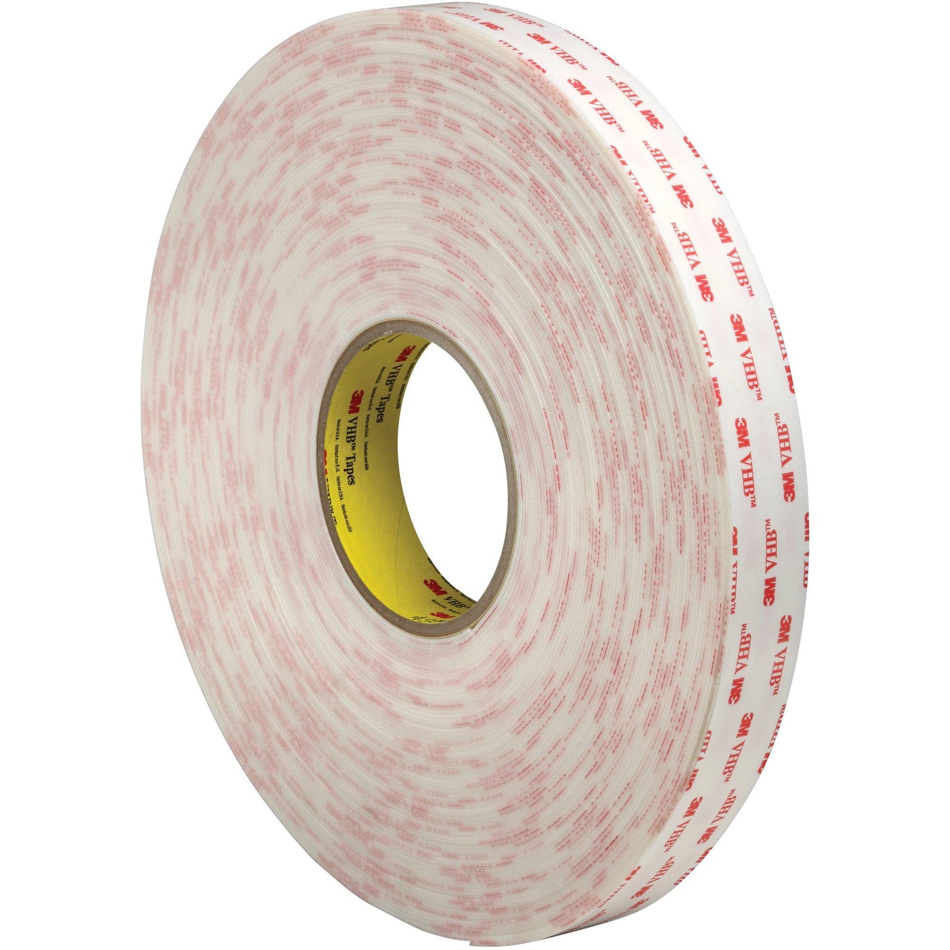 1" x 5 yds. White 3M™ 4955 VHB™ Tape - VHB495501R