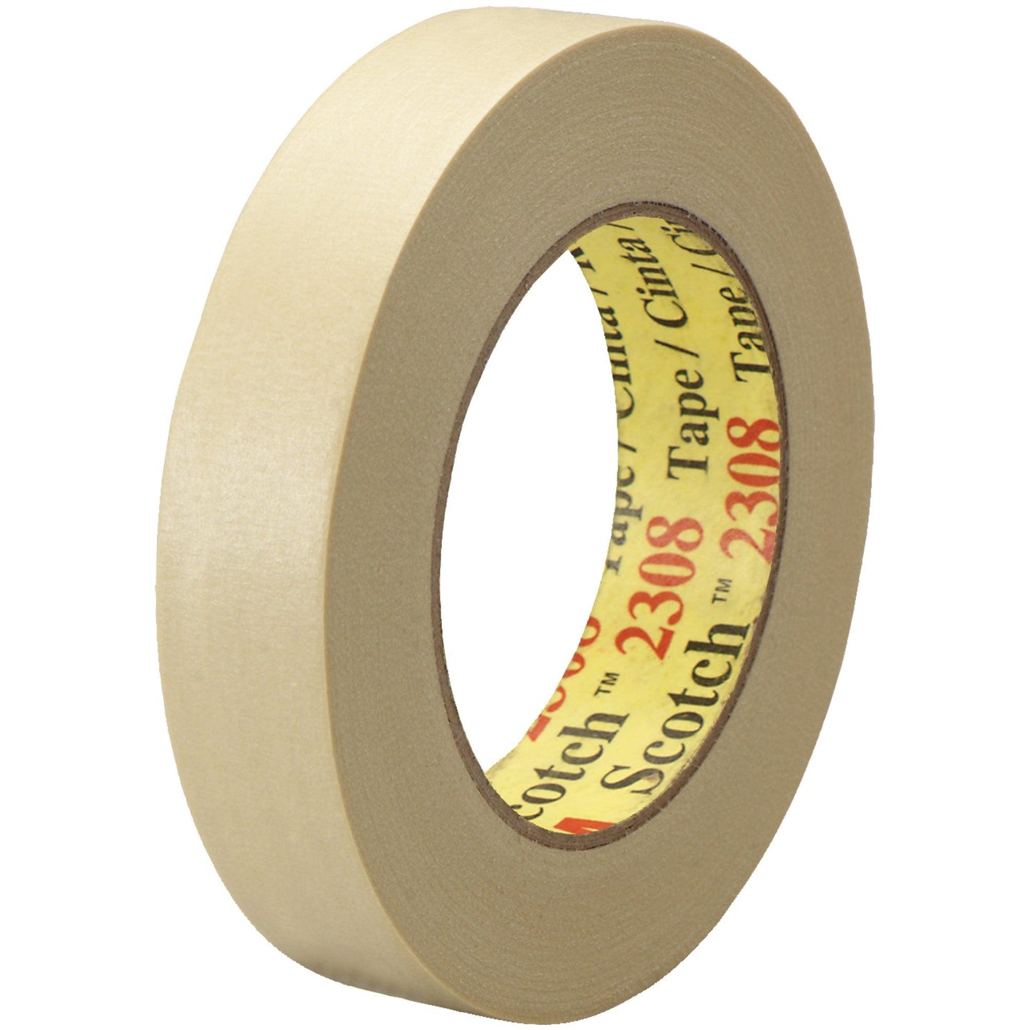 1" x 60 yds. 3M™ 2308 Masking Tape - T9352308