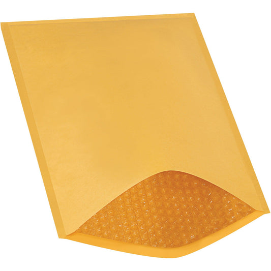 10 1/2 x 16" Kraft (25 Pack) #5 Heat-Seal Bubble Mailers - B85825PK