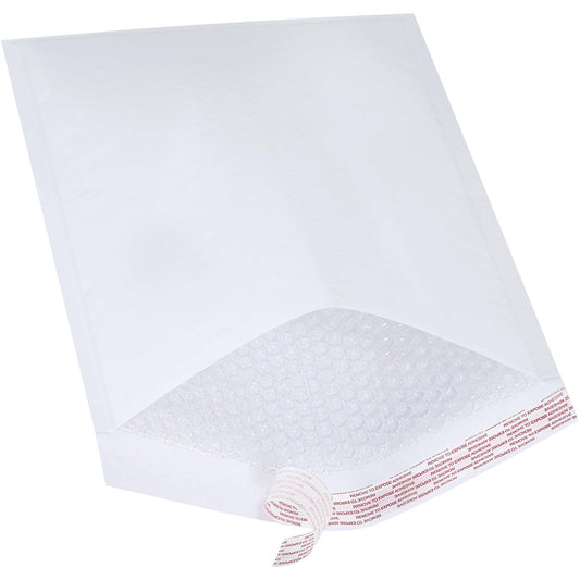 10 1/2 x 16" White (25 Pack) #5 Self-Seal Bubble Mailers - B858WSS25PK