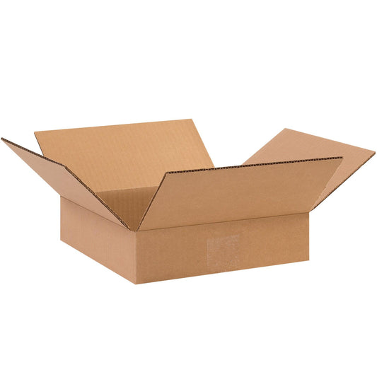 10 x 10 x 2" Flat Corrugated Boxes - 10102