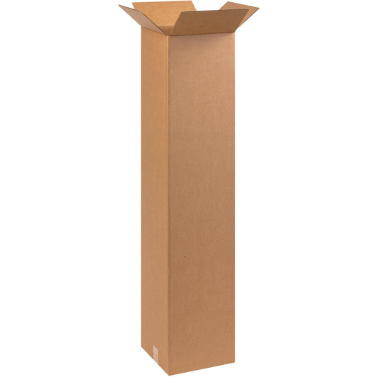 10 x 10 x 48" Tall Corrugated Boxes - 101048