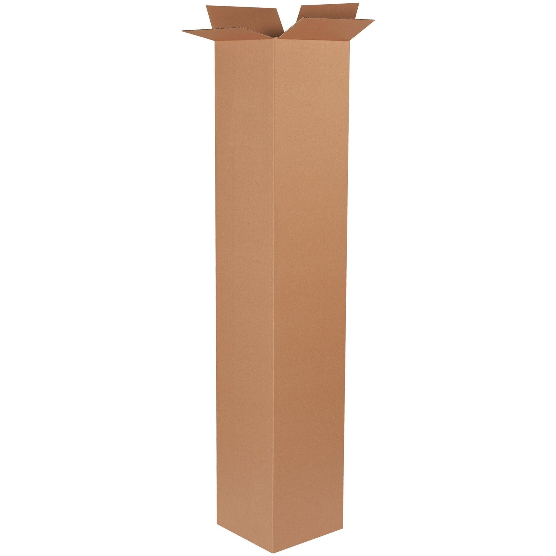 10 x 10 x 72" Tall Corrugated Boxes - 101072