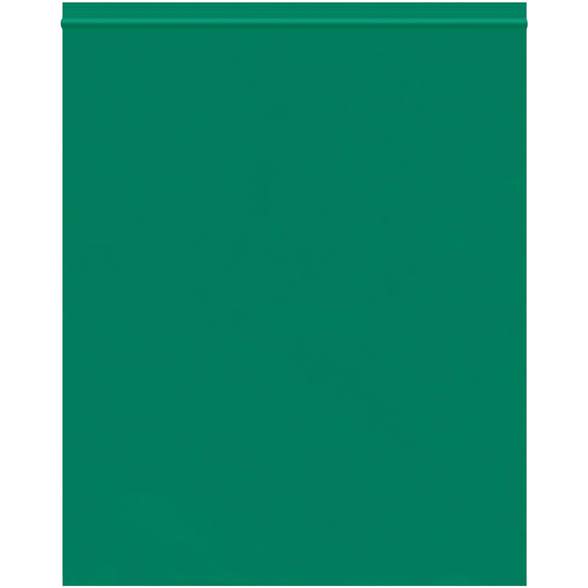 10 x 12" - 2 Mil Green Reclosable Poly Bags - PB3655G