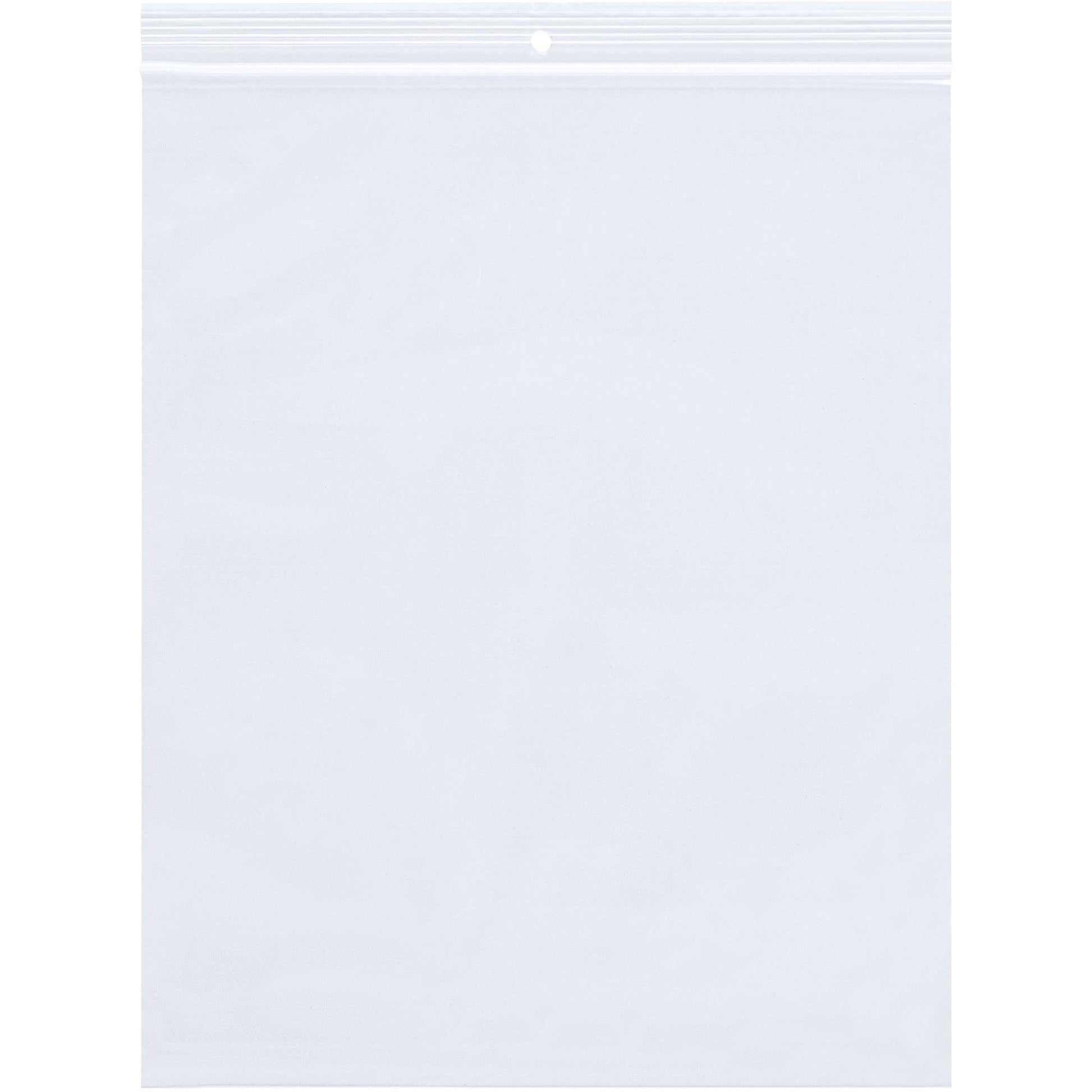 10 x 12" - 2 Mil Reclosable Poly Bags w/ Hang Hole - PB6728