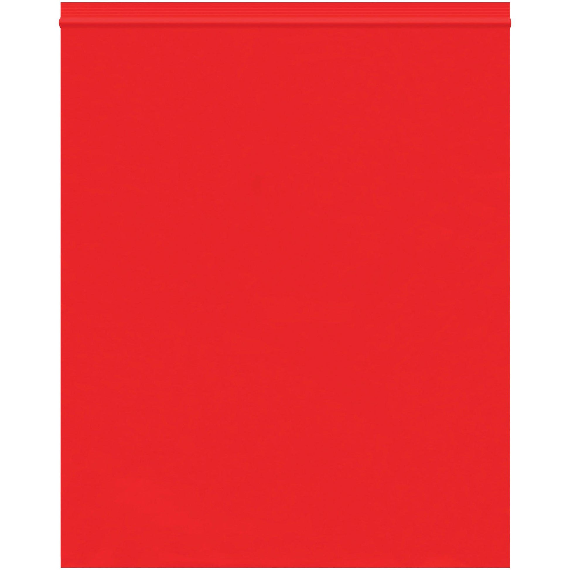 10 x 12" - 2 Mil Red Reclosable Poly Bags - PB3655R