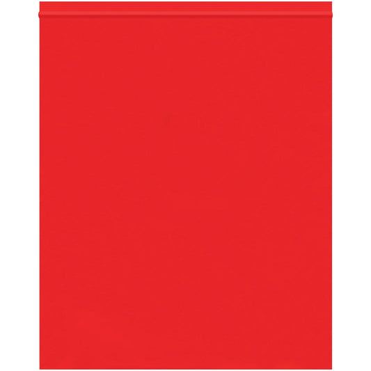 10 x 12" - 2 Mil Red Reclosable Poly Bags - PB3655R