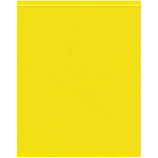 10 x 12" - 2 Mil Yellow Reclosable Poly Bags - PB3655Y