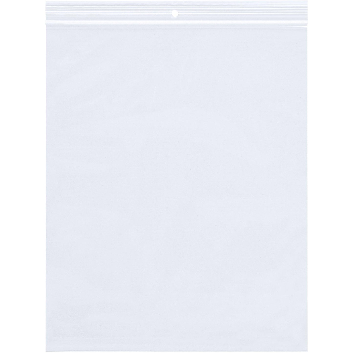 10 x 12" - 4 Mil Reclosable Poly Bags w/ Hang Hole - PB7020