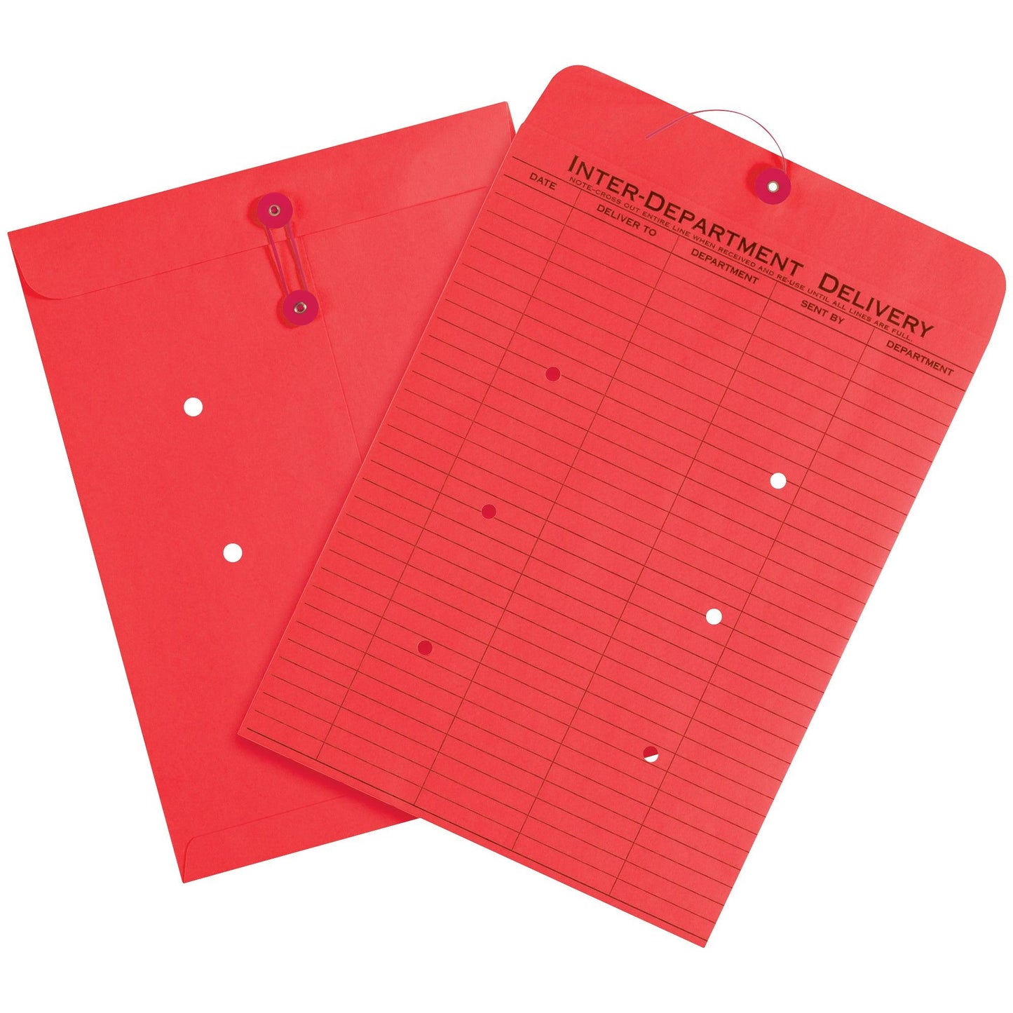 10 x 13" Red Inter-Department Envelopes - EN1095