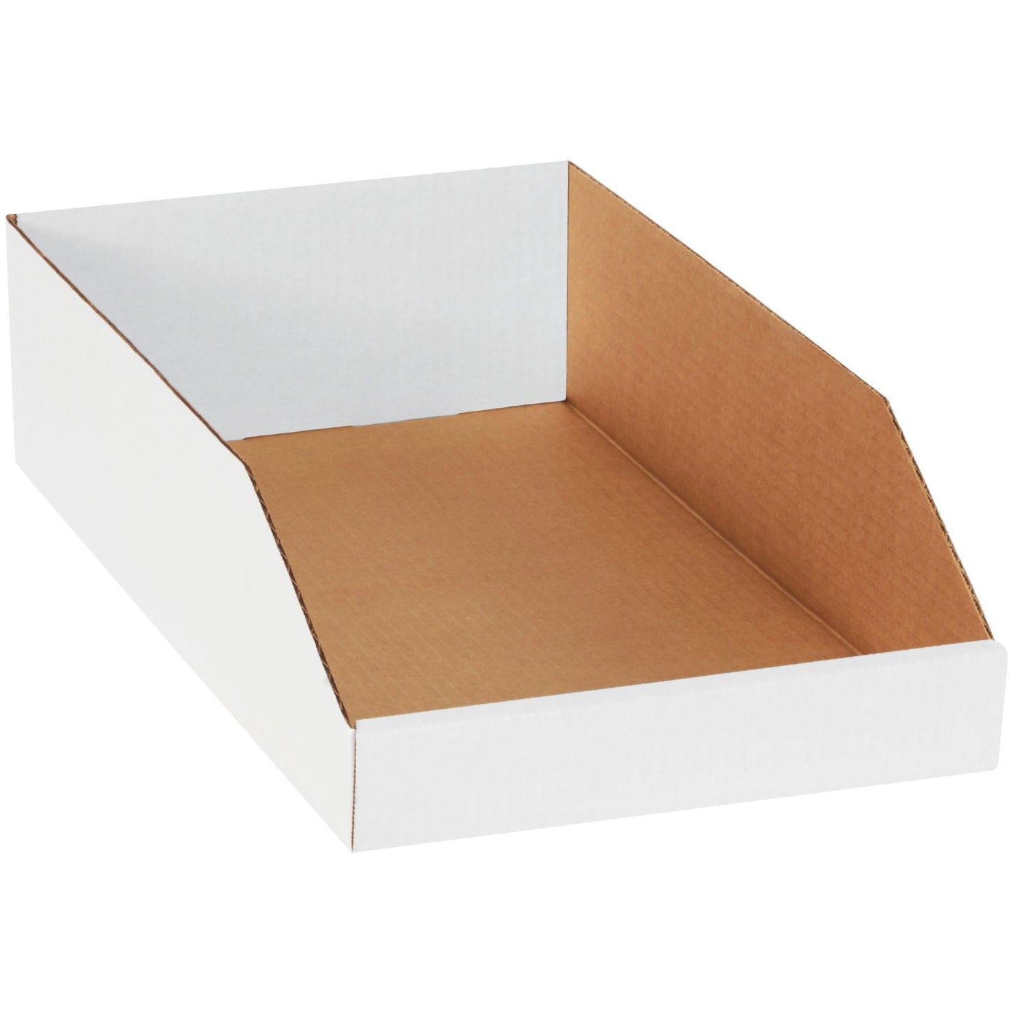 10 x 18 x 4 1/2" White Bin Boxes - BINEB1810