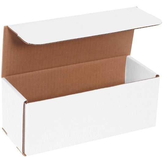 10 x 4 x 4" White Corrugated Mailers - M1044 Box Packaging Partner