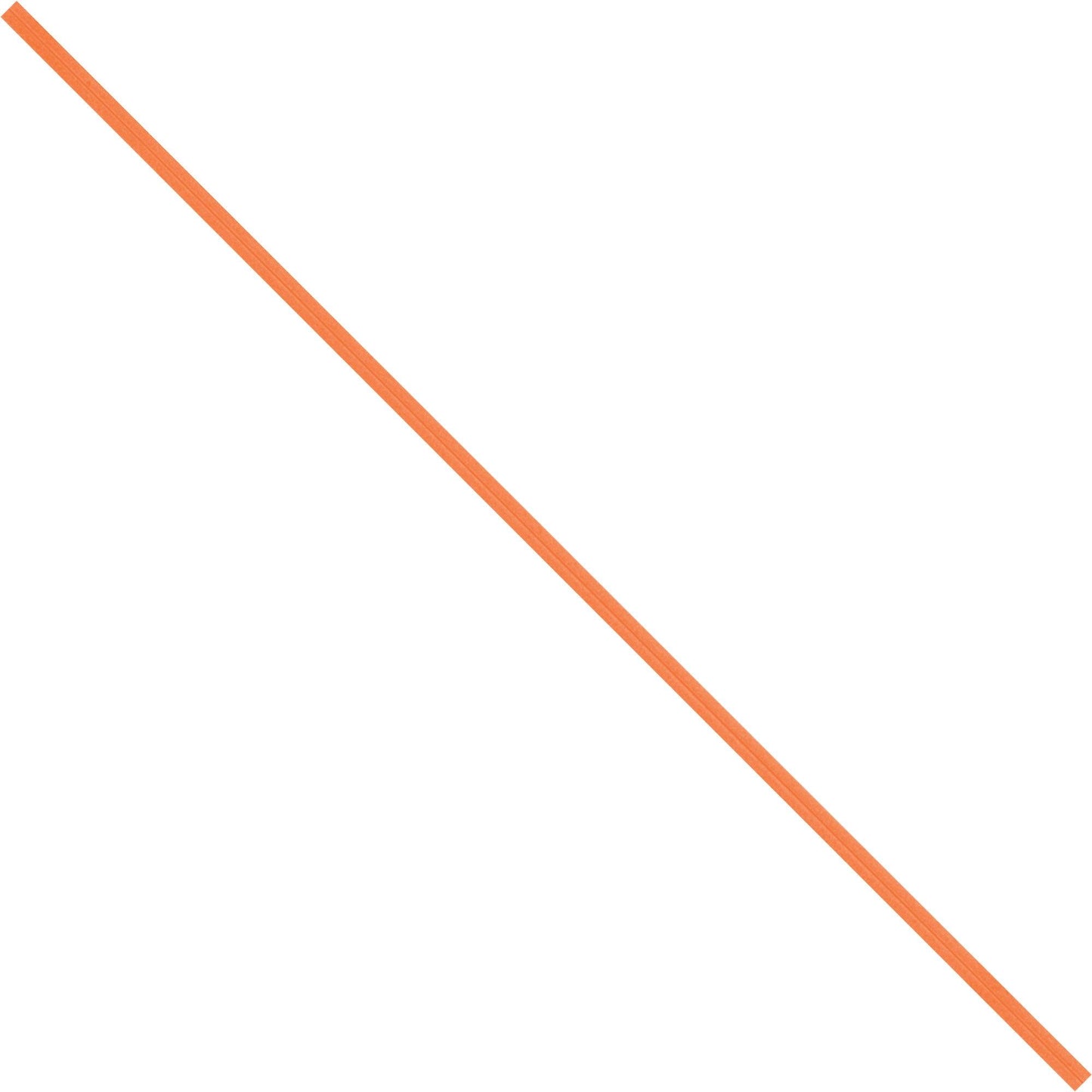 10 x 5/32" Orange Paper Twist Ties - PBT10O