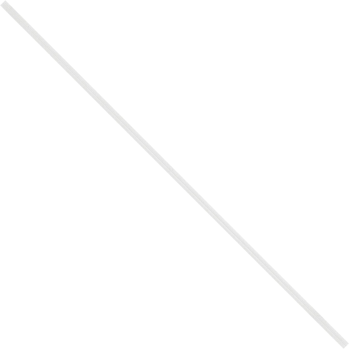 10 x 5/32" White Paper Twist Ties - PBT10W