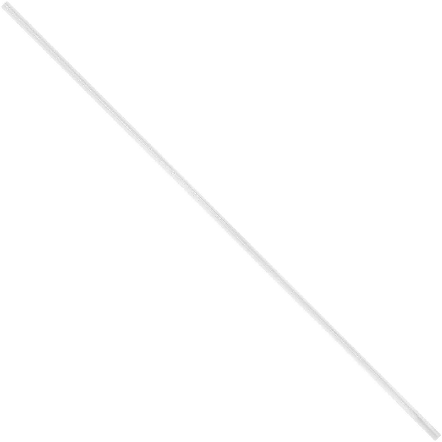 10 x 5/32" White Plastic Twist Ties - PLT10W