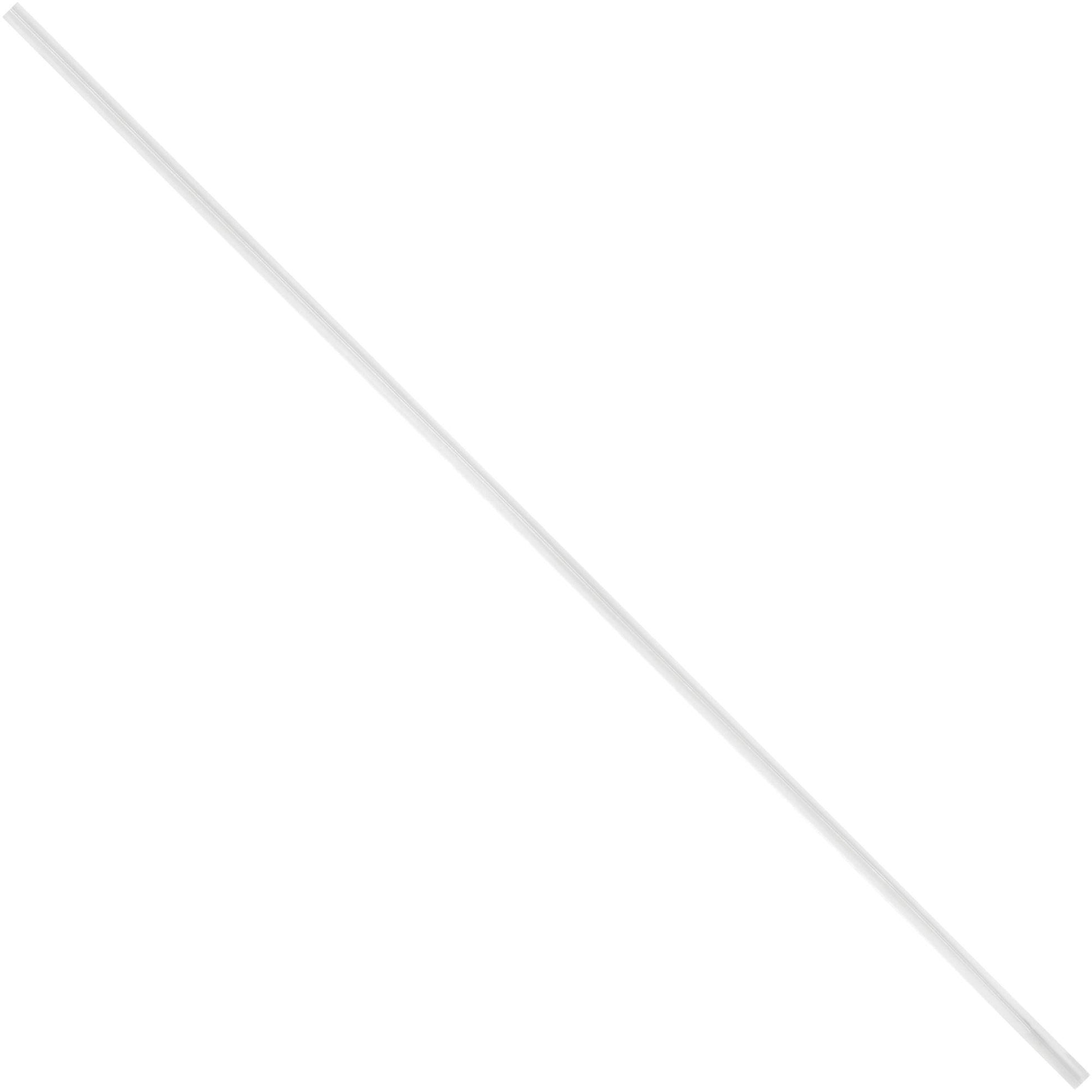 10 x 5/32" White Plastic Twist Ties - PLT10W