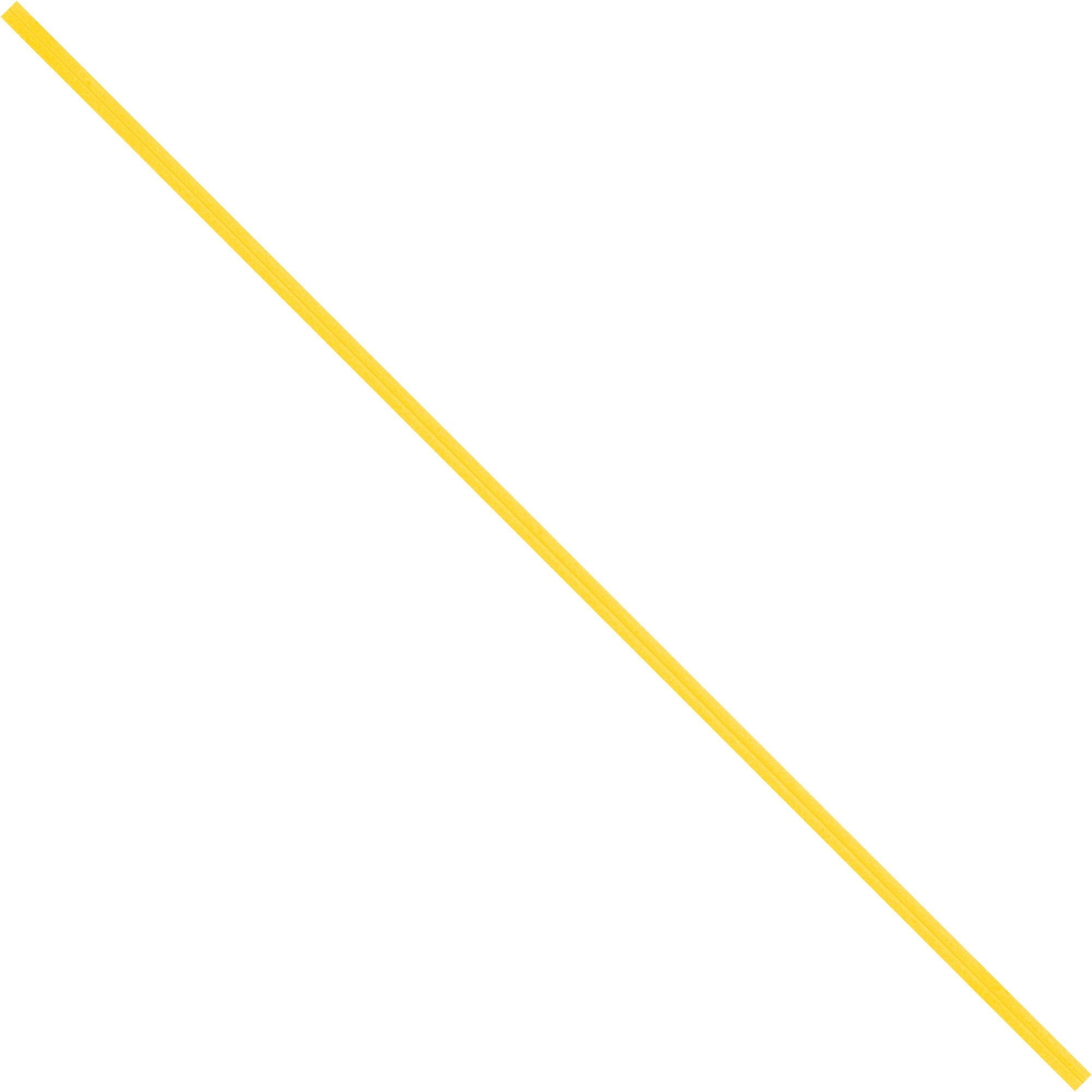 10 x 5/32" Yellow Paper Twist Ties - PBT10Y