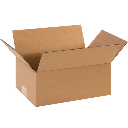 10 x 6 x 3" Flat Corrugated Boxes - 1063