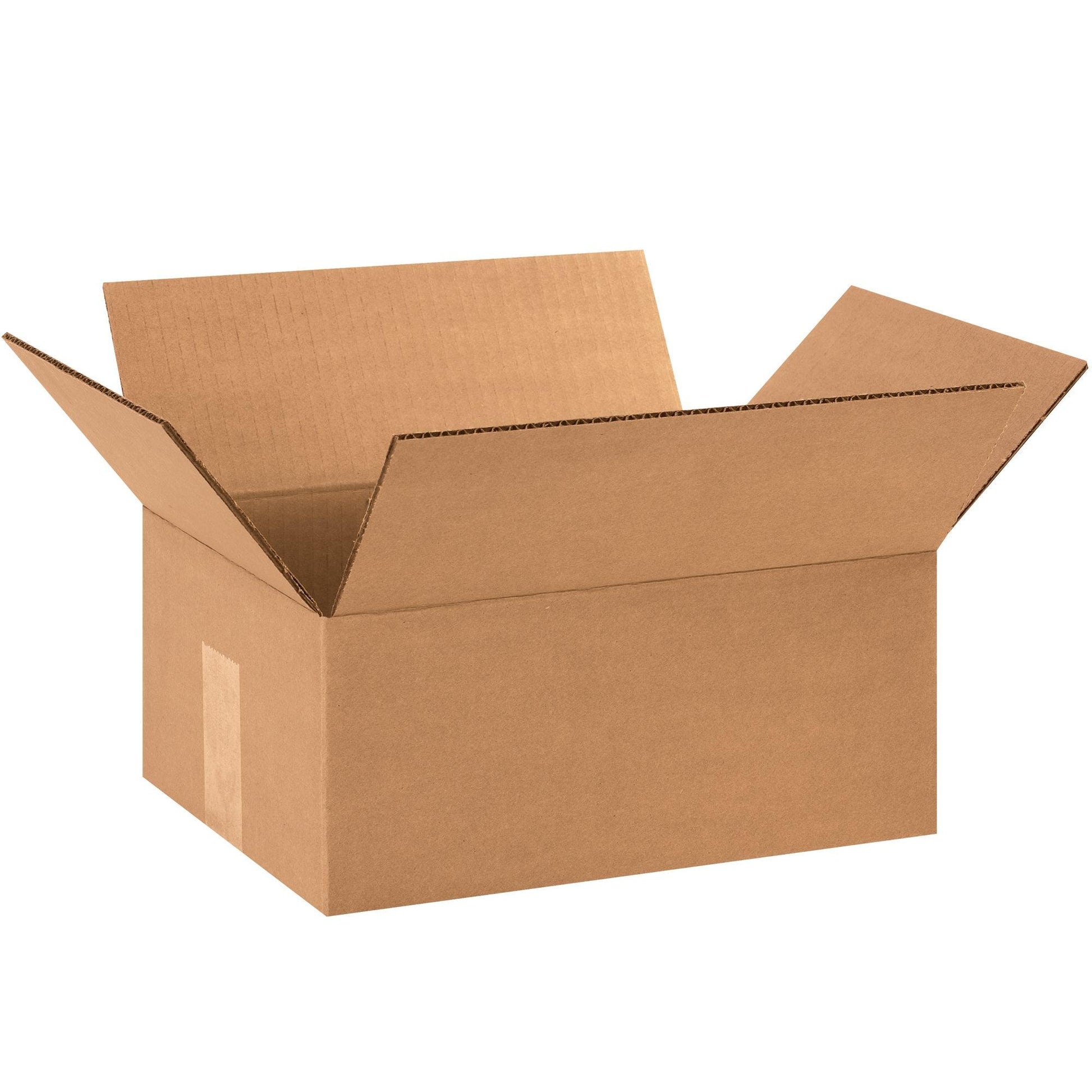 10 x 7 x 3" Flat Corrugated Boxes - 1073