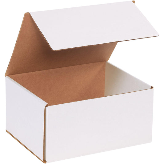 10 x 8 x 5" White Corrugated Mailers - M1085