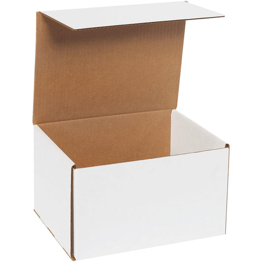 10 x 8 x 6" White Corrugated Mailers - M1086