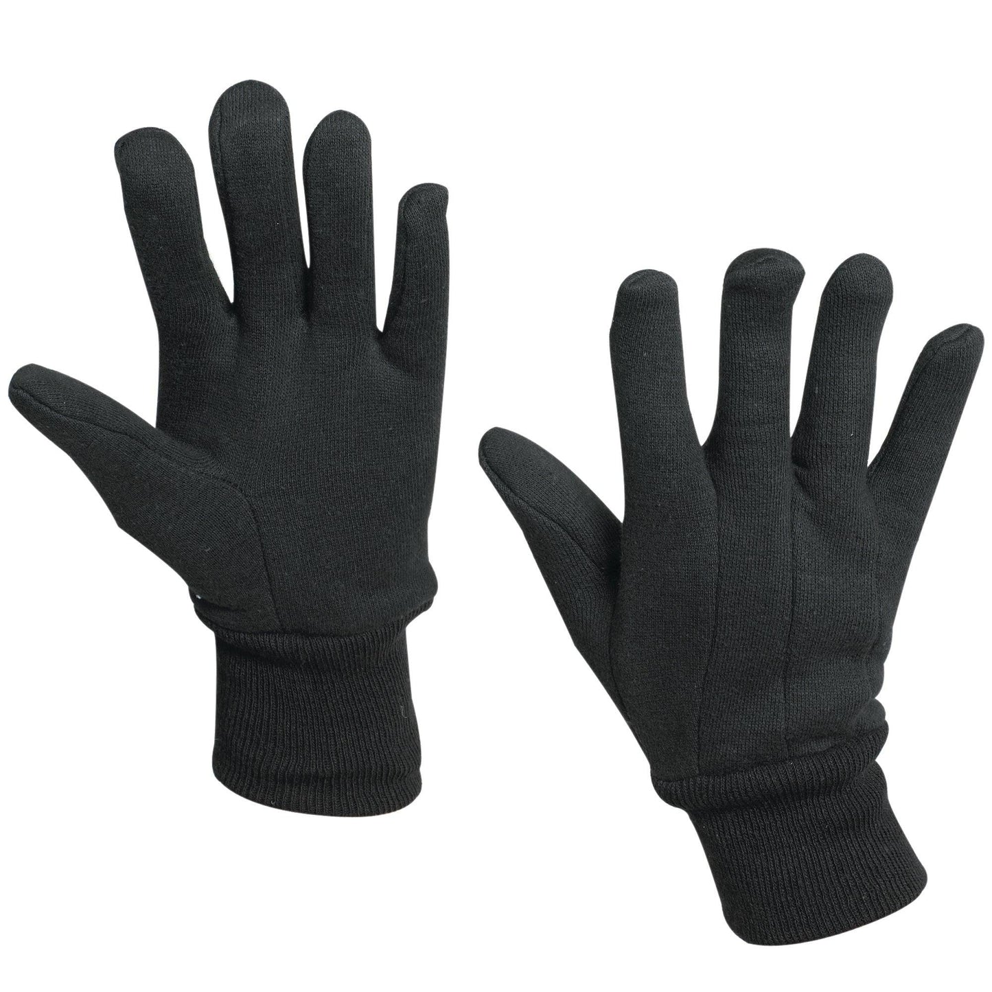 100% Jersey Cotton Gloves - Large - GLV1012L