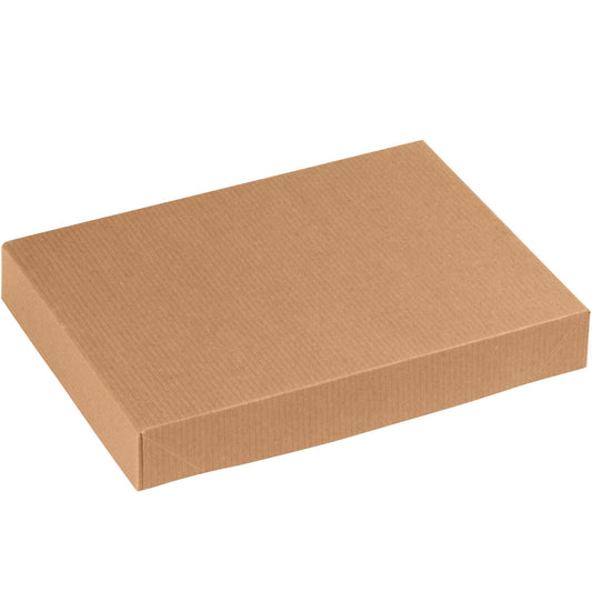 11 1/2 x 8 1/2 x 1 5/8" Kraft Apparel Boxes - AB11081K