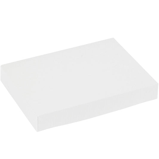 11 1/2 x 8 1/2 x 1 5/8" White Apparel Boxes - AB11081W