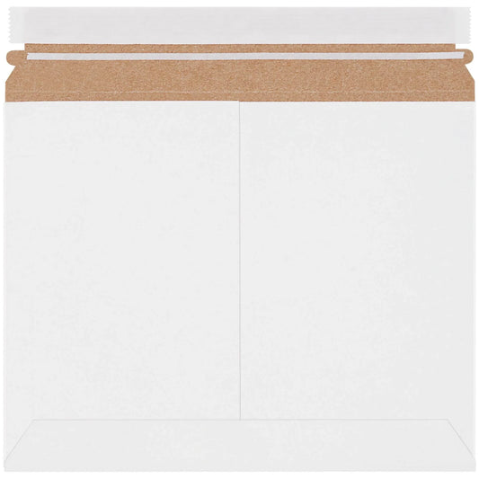 11 1/2 x 9" White Stayflats Lite® Mailers - RMU119W Box Packaging Partner
