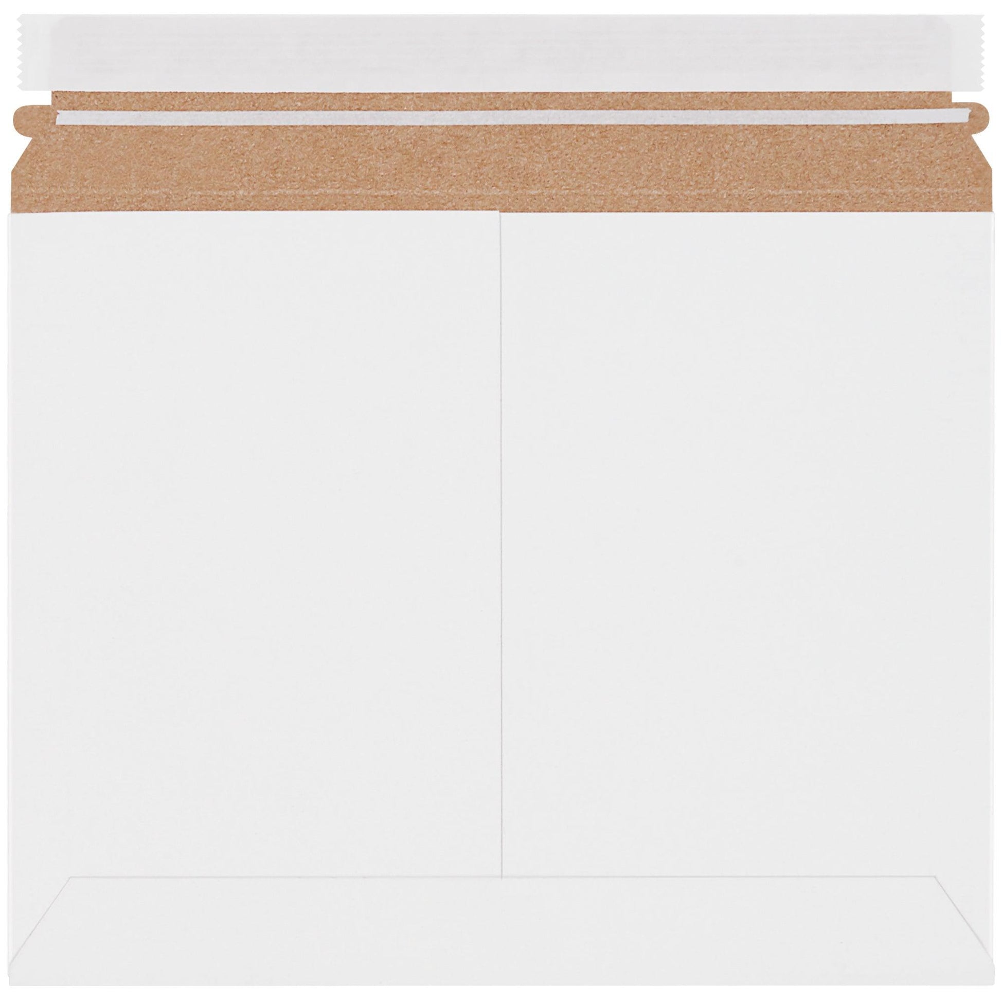 11 1/2 x 9" White Stayflats Lite® Mailers - RMU119W