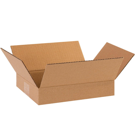 11 1/4 x 8 3/4 x 2 3/4" Flat Corrugated Boxes - 1182