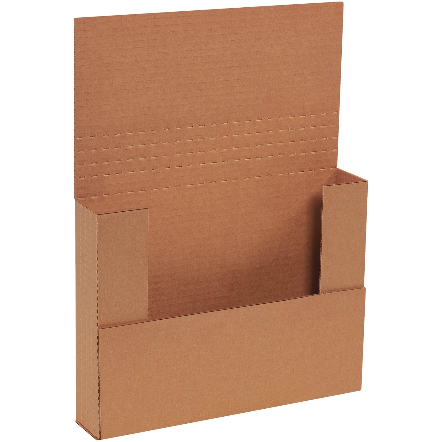 11 1/8 x 8 5/8 x 2" Kraft Easy-Fold Mailers - M1BKK