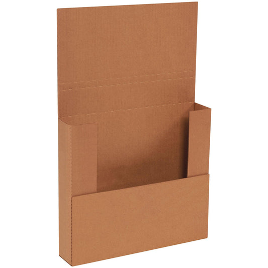 11 3/4 x 10 1/2 x 2 1/4" Kraft Easy-Fold Mailers - M11102BFK