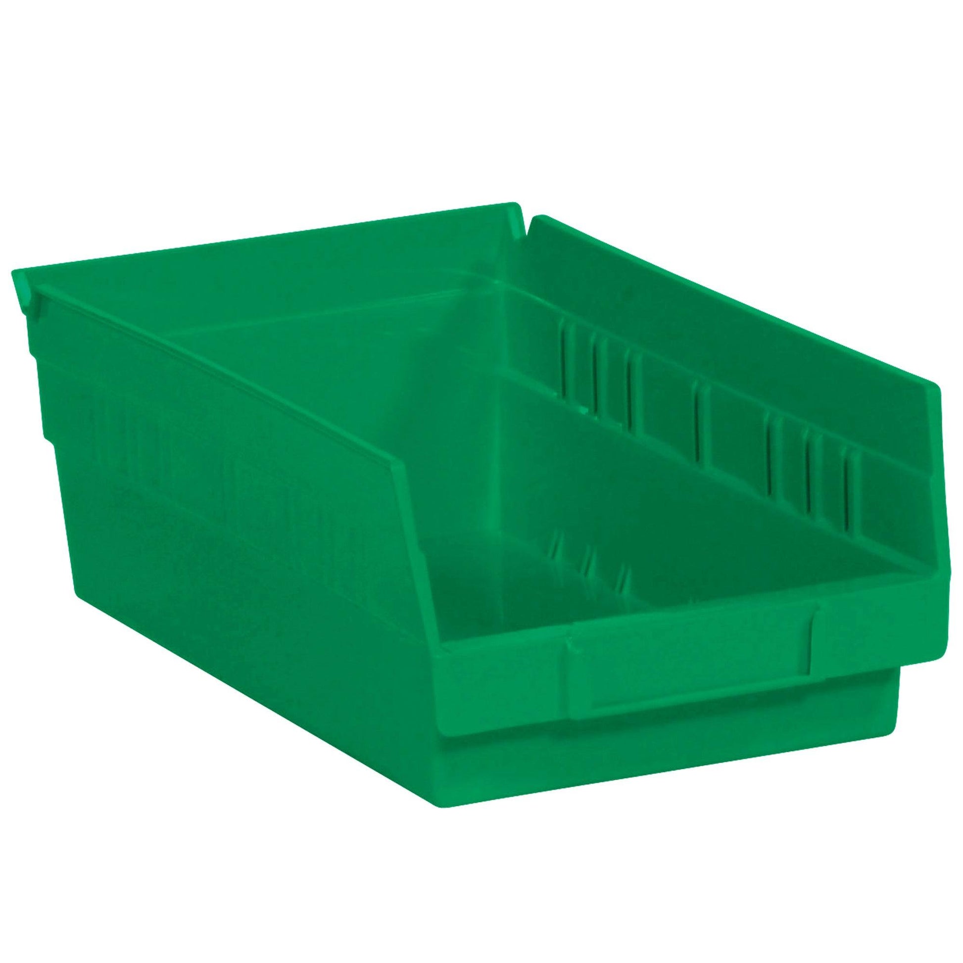 11 5/8 x 6 5/8 x 4" Green Plastic Shelf Bin Boxes - BINPS103G