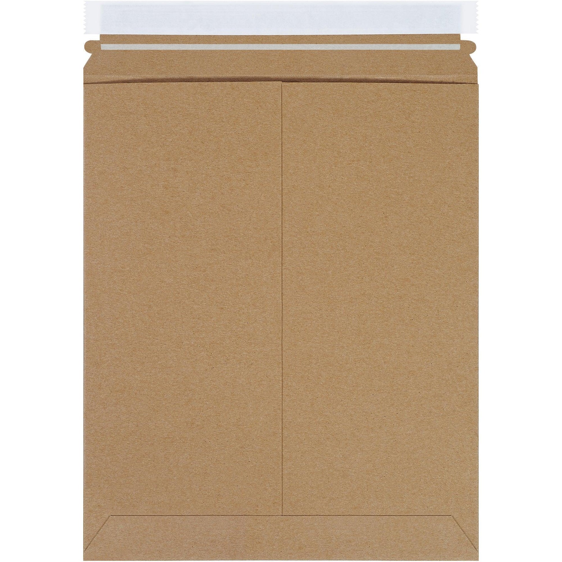 11 x 13 1/2" Kraft Self-Seal Stayflats Plus® Mailers - RM3K Box Packaging Partner