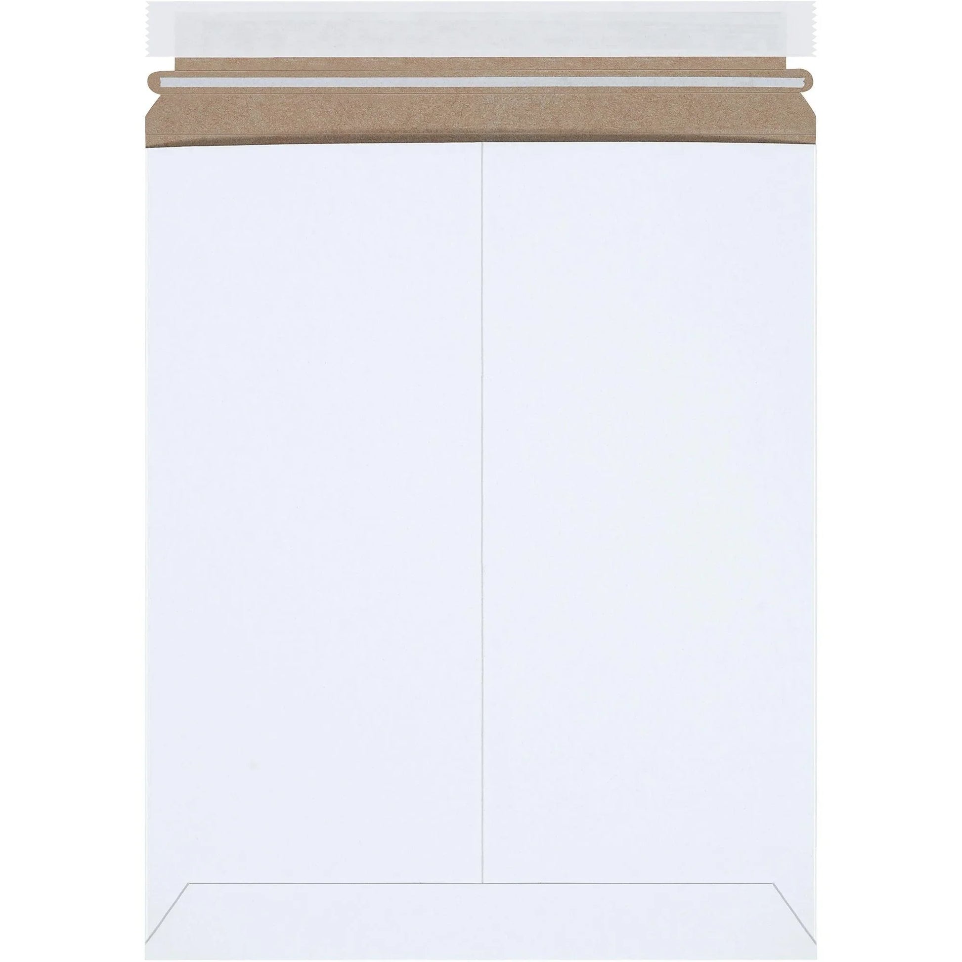 11 x 13 1/2" White (25 Pack) Self-Seal Stayflats Plus® Mailers - RM3SS25PK Box Packaging Partner