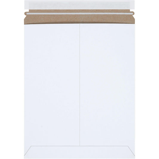 11 x 13 1/2" White Self-Seal Stayflats Plus® Mailers - RM3SS